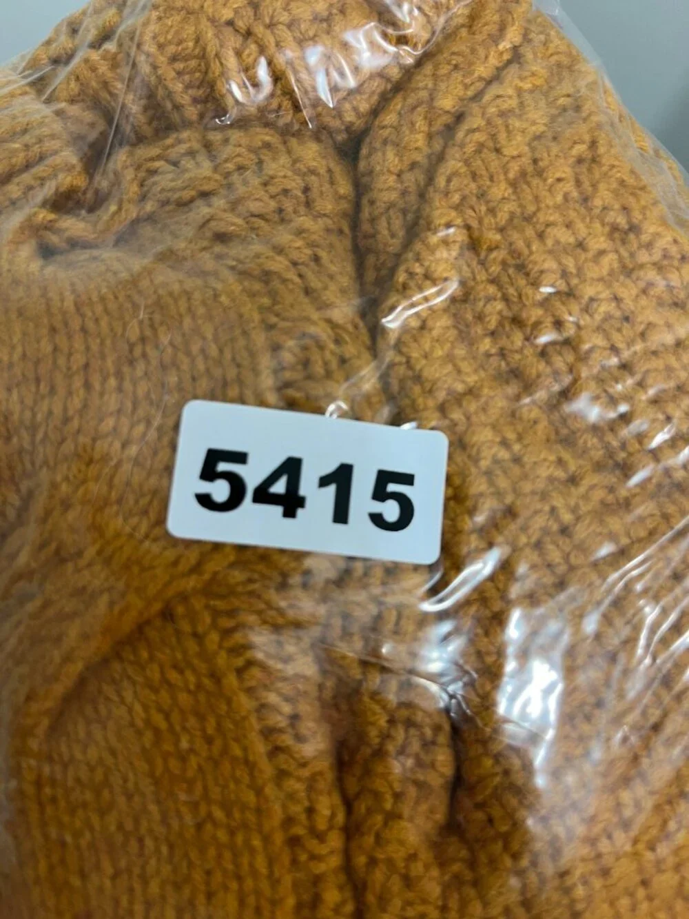 J.Crew Extra Small Mustard Yellow Chunky Knit Crewneck Sweater